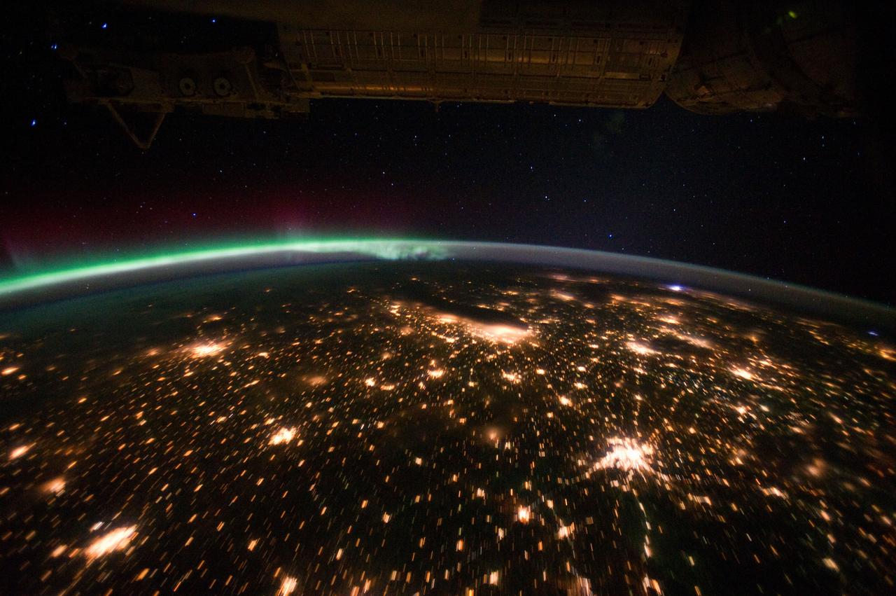 nasa middwest nighttime